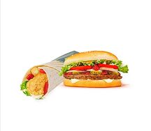 Комбо №1 Chicken Roll и Gamburger