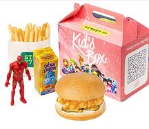 Kids box chicken burger