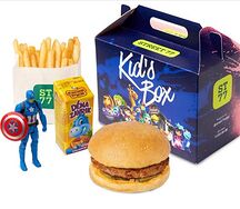 Kids box gamburger