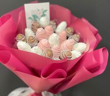 Букет из клубники в шоколаде Йогурт