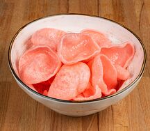 Чипсы креветочные с соусом терияки