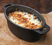 Картофельная запеканка с грибами и говядиной