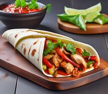 Tortilla fahitas au poulet