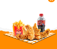 6 tenders crispy