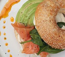 Бейгл лосось