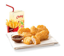 Menu poulets nuggets