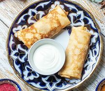 Блинчики с мясом