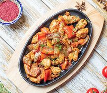 Курица на жаровне