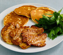 Ail de dindon grillé avec frittes