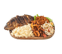 Attiéké un poisson carpe