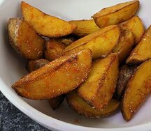 Картофельные дольки запеченные