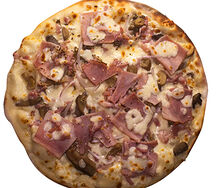 Pizza crémière porc