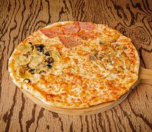 Pizza quatre saisons porc