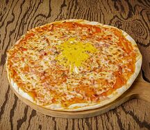 Pizza villageoise porc