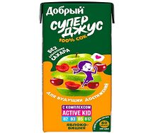 Сок Добрый яблоко-вишня