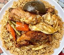 Tchep au poulet ו un jus