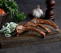 Шашлык из бараньей корейки