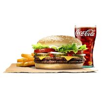 Menu double whopper cheese