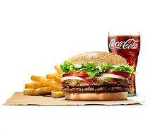 Menu double whopper
