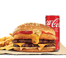 Menu Chili cheese beef tower