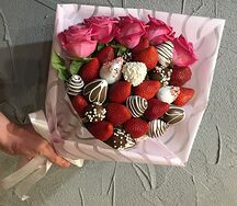 Клубничный букет Мокко