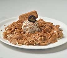 Crêpes fettucine lotus