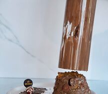 Waffle tower