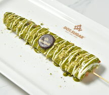 Pistachio waffles sticks
