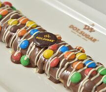 Crêpes rolls m&ms