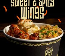 Bowls sweet and spicy wings