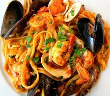 Linguine truffe fruits de mer