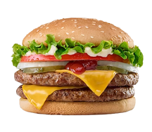 Double beef burger