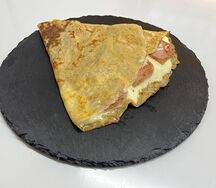 Блин двойной с ветчиной и сыром