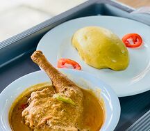 Sauce arachide pintade