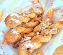 Beignet tressé