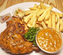1/4 de poulet Mako Frites