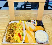 Lunch box spaghetti