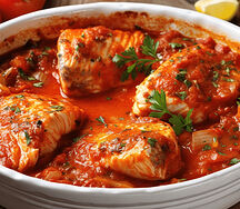 Sauce tomate poisson grillé