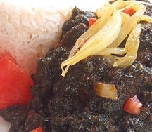 Riz sauce feuille