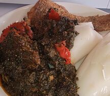 Akassa sauce feuille