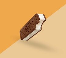 Мороженое Золотой стандарт Сэндвич