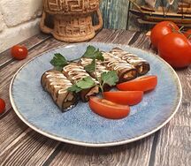 Баклажаны с сырным кремом
