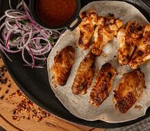 Крылышки куриные на гриле