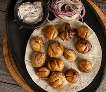 Шампиньоны на гриле