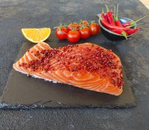 Филе сёмги слабой соли с розовым перцем M