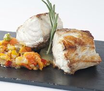 Plat de poisson Mérou