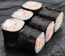 Ролл с креветкой