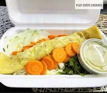 Plat crêpe fourrée
