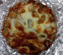 Запеченные шампиньоны с сыром