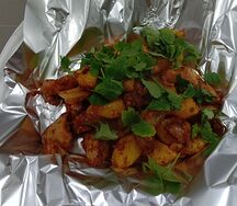 Оджахури с курицей